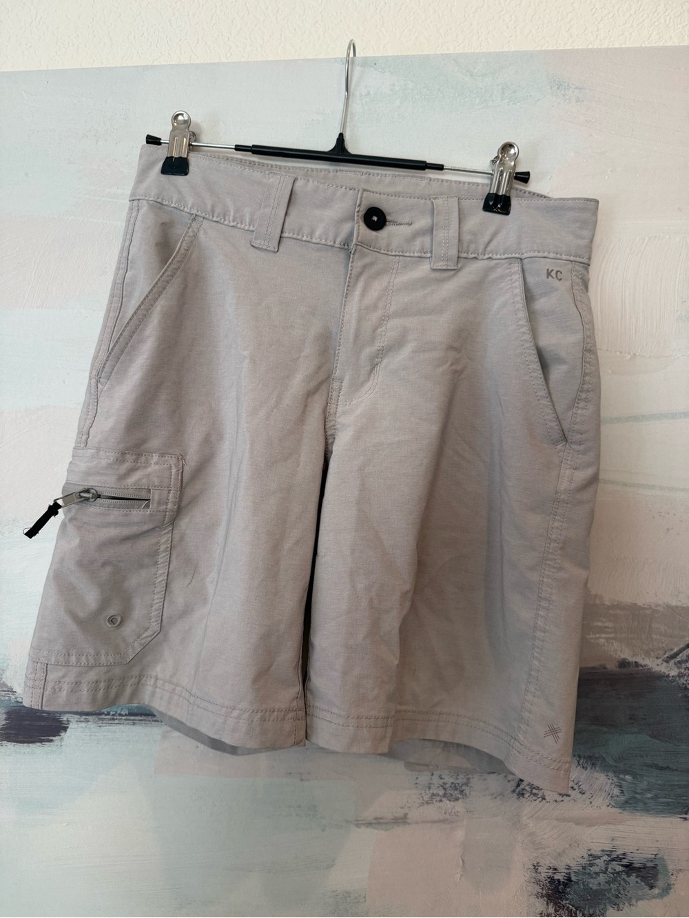 Nine West Light Gray Men’s Cargo Shorts